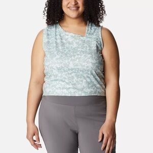 NWT Columbia Weekend Adventure™ Tank - Plus Size Chalk Dotty Disguise